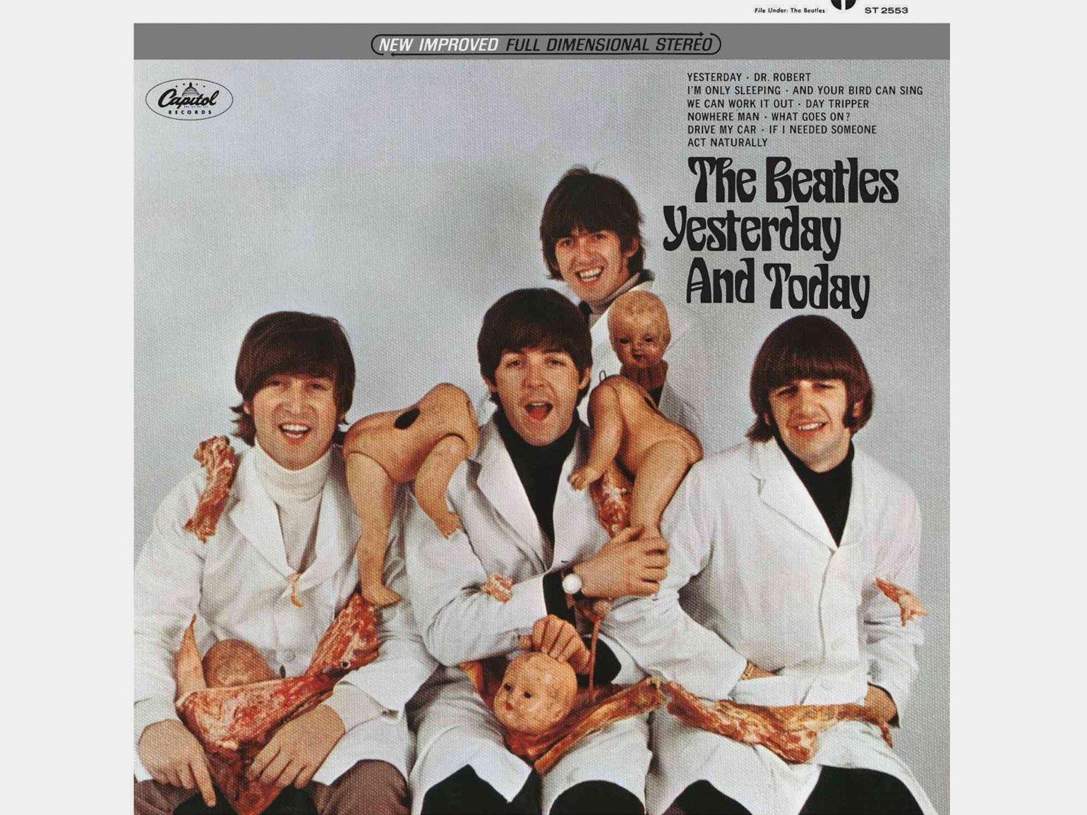  Лучшие обложки Beatles: Yesterday and Today ― «обложка мясника»