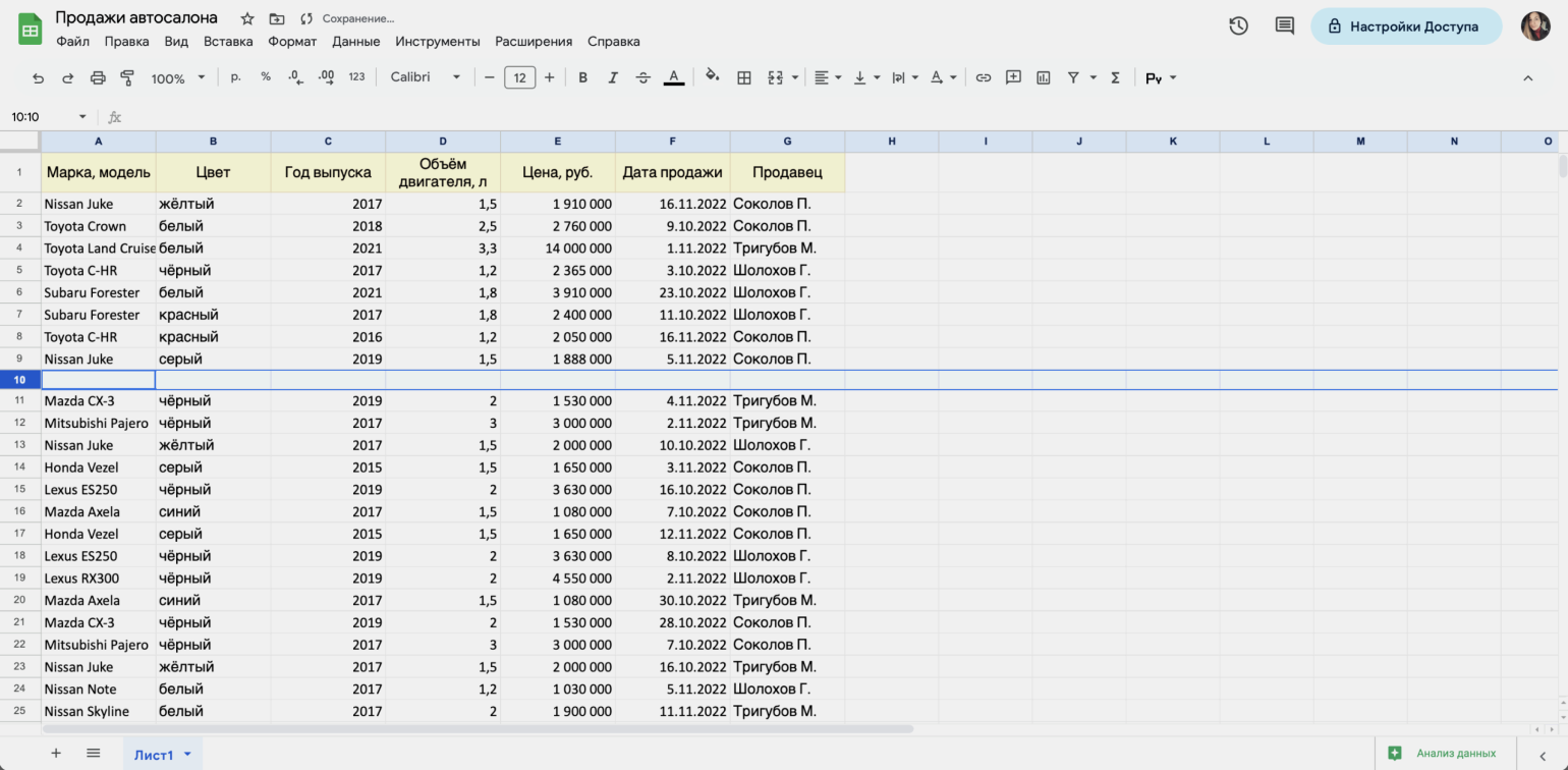 Google Таблицы: как создавать таблицы и работать в Google Sheets — гайд для  новичков / Skillbox Media