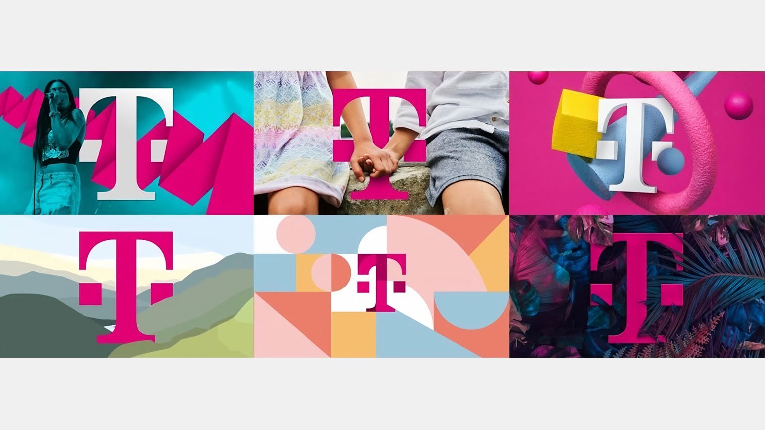 Значение розового для брендов: логотип T-Mobile
