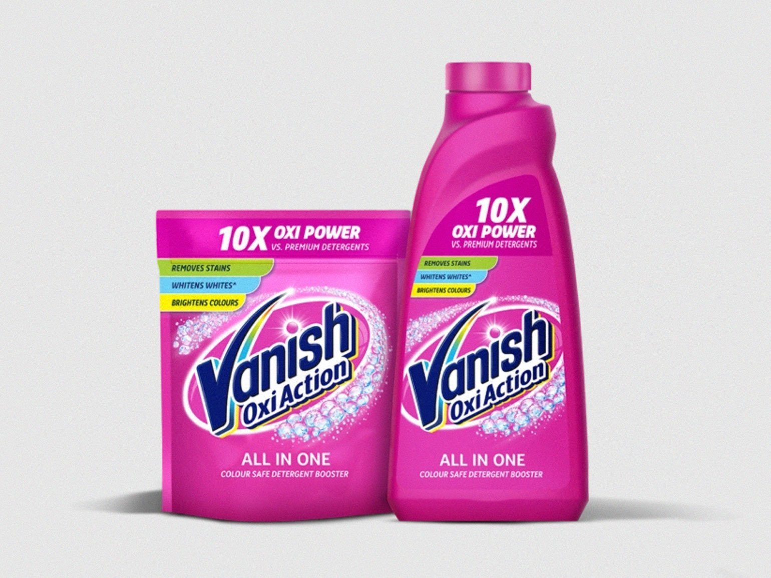 Значение розового для брендов: упаковка Vanish 