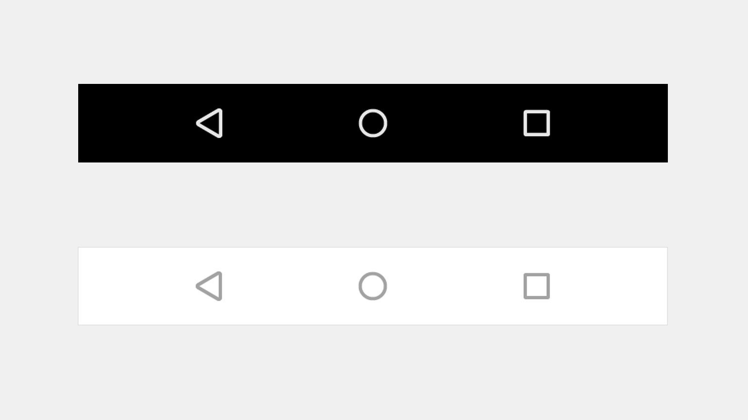 Гайдлайн Android: навигационная панель