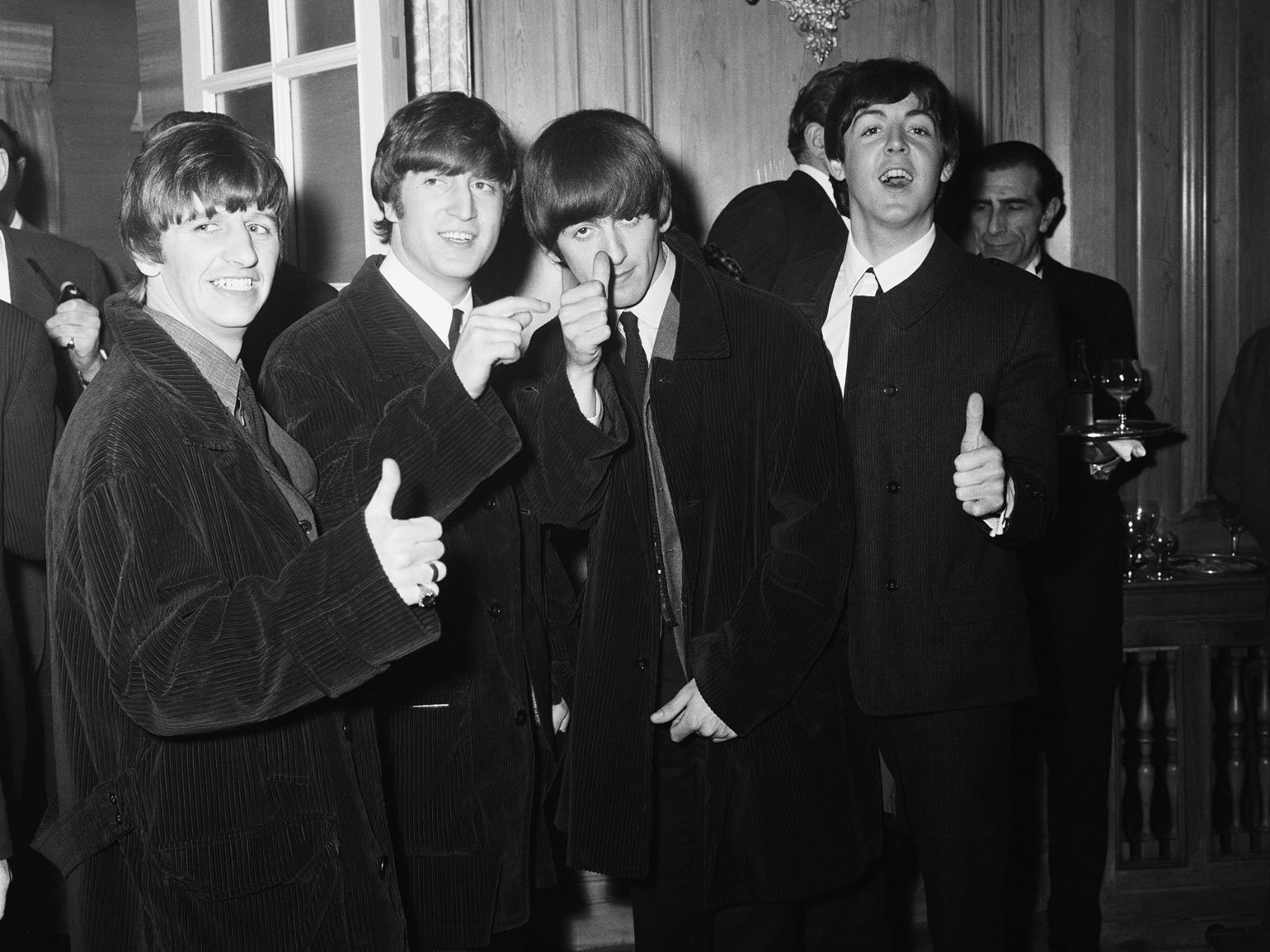 Музыканты группы Beatles, 1964 год