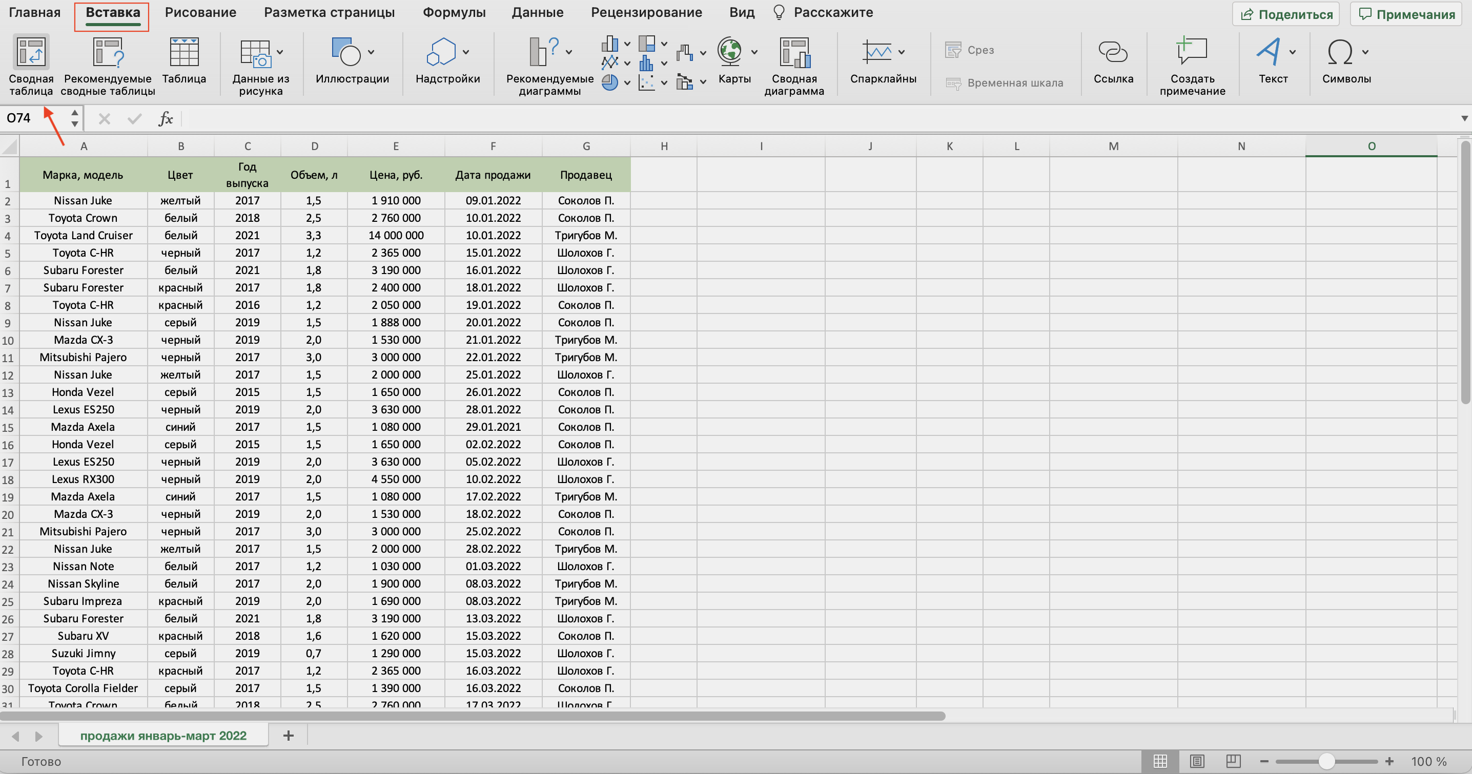 Как сделать красивую таблицу в excel