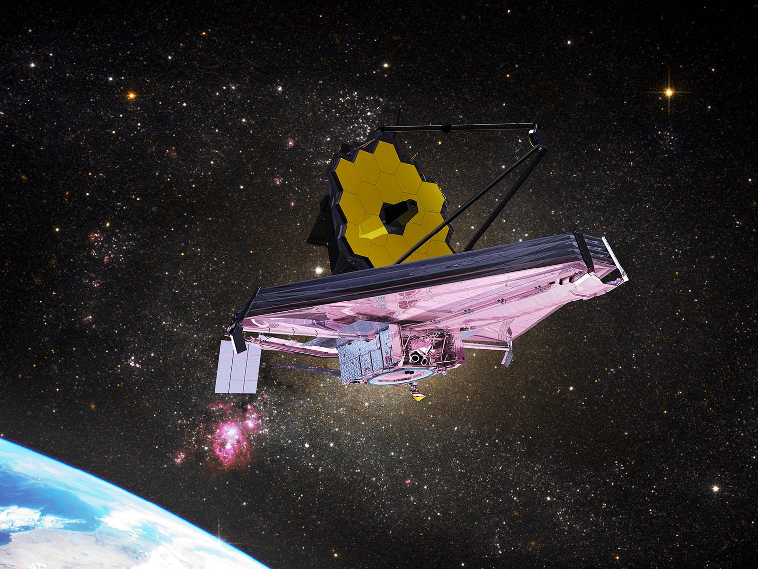 Космический телескоп Джеймса Уэбба. Крупнейший телескоп на орбите