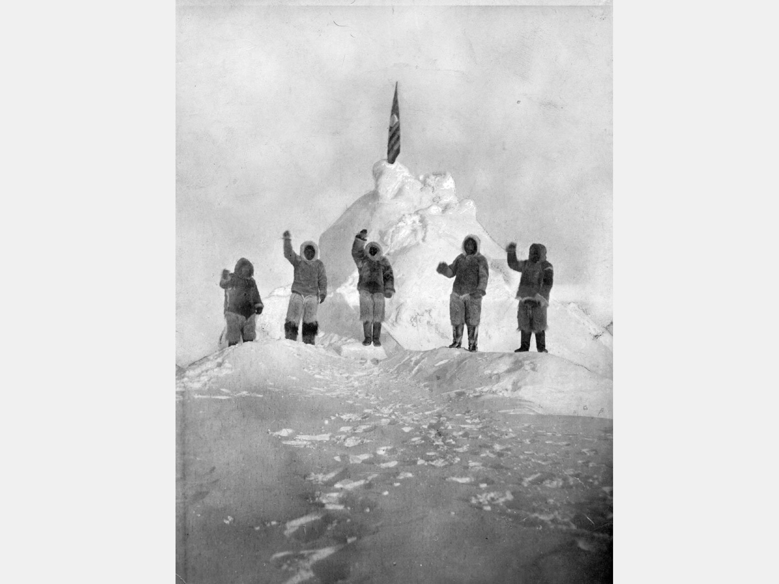Первая фотография с Северного полюса